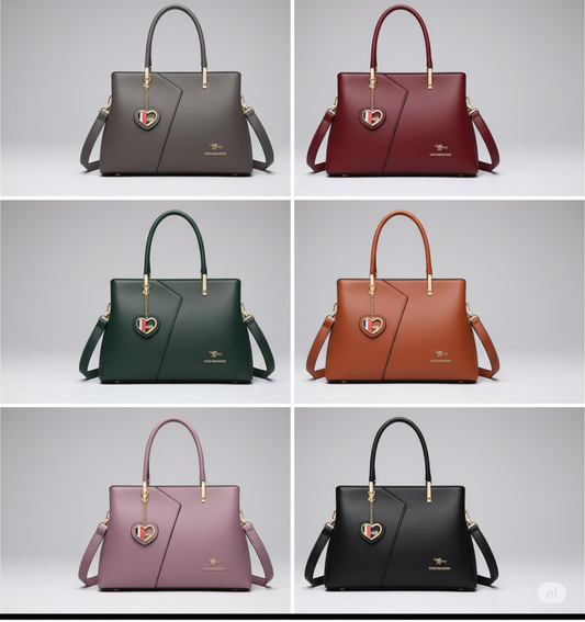 Stitching Large Capacity Shoulder Crossbody Handbag