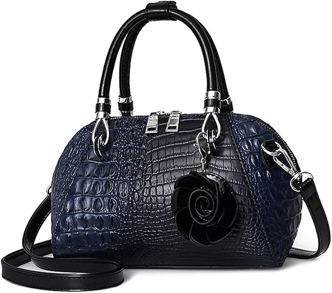 NICOLE & DORIS Inspired Crocodile Shoulder Handbag