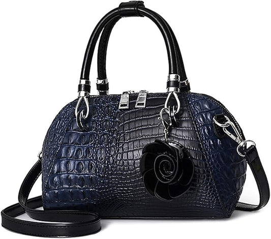 NICOLE & DORIS Inspired Crocodile Shoulder Handbag