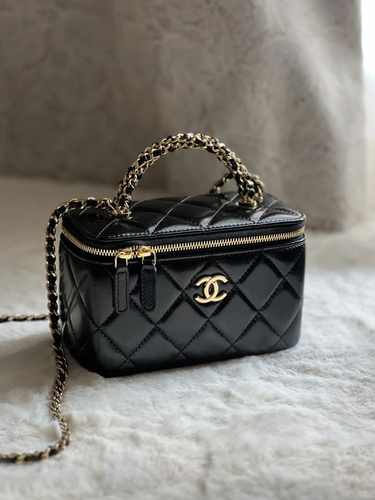 Channel Inspired Luxury Handbag